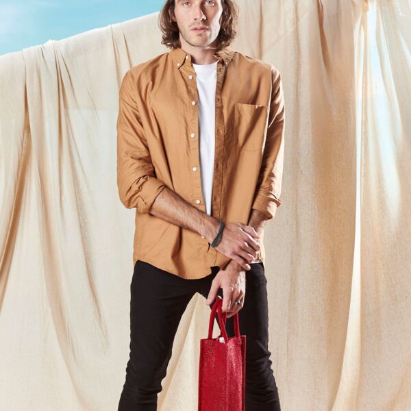 Shimmer Jute Bottle Bag Thumbnail